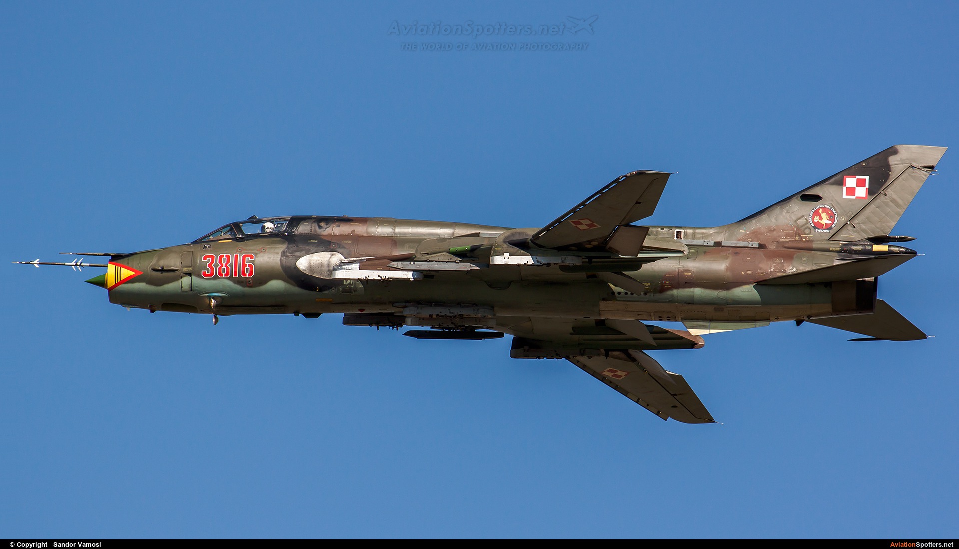 Poland - Air Force  -  Su-22M-4  (3816) By Sandor Vamosi (ALEX67)