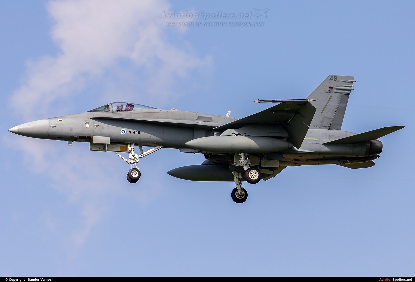 Finland - Air Force  -  F-A-18C Hornet  (HN-448) By Sandor Vamosi (ALEX67)