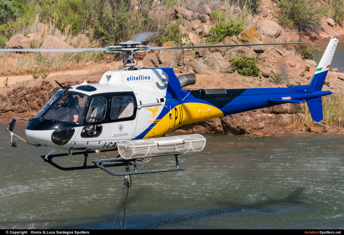 Elitellina  -  AS-350B-2 Ecureuil  (I-CAVA) By Onnis G.Luca Sardegna Spotters (Onnis84)