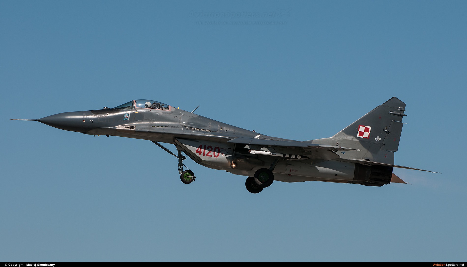 Poland - Air Force  -  MiG-29G  (4120) By Maciej Skonieczny (Maciej Skonieczny)