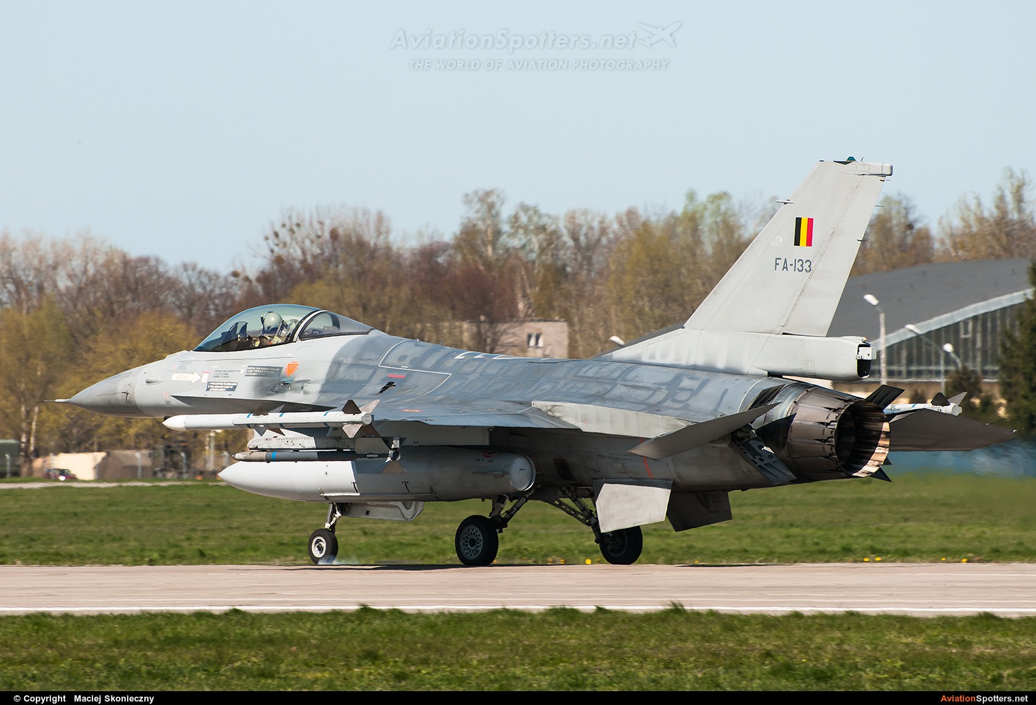 Belgium - Air Force  -  F-16AM Fighting Falcon  (FA-133) By Maciej Skonieczny (Maciej Skonieczny)
