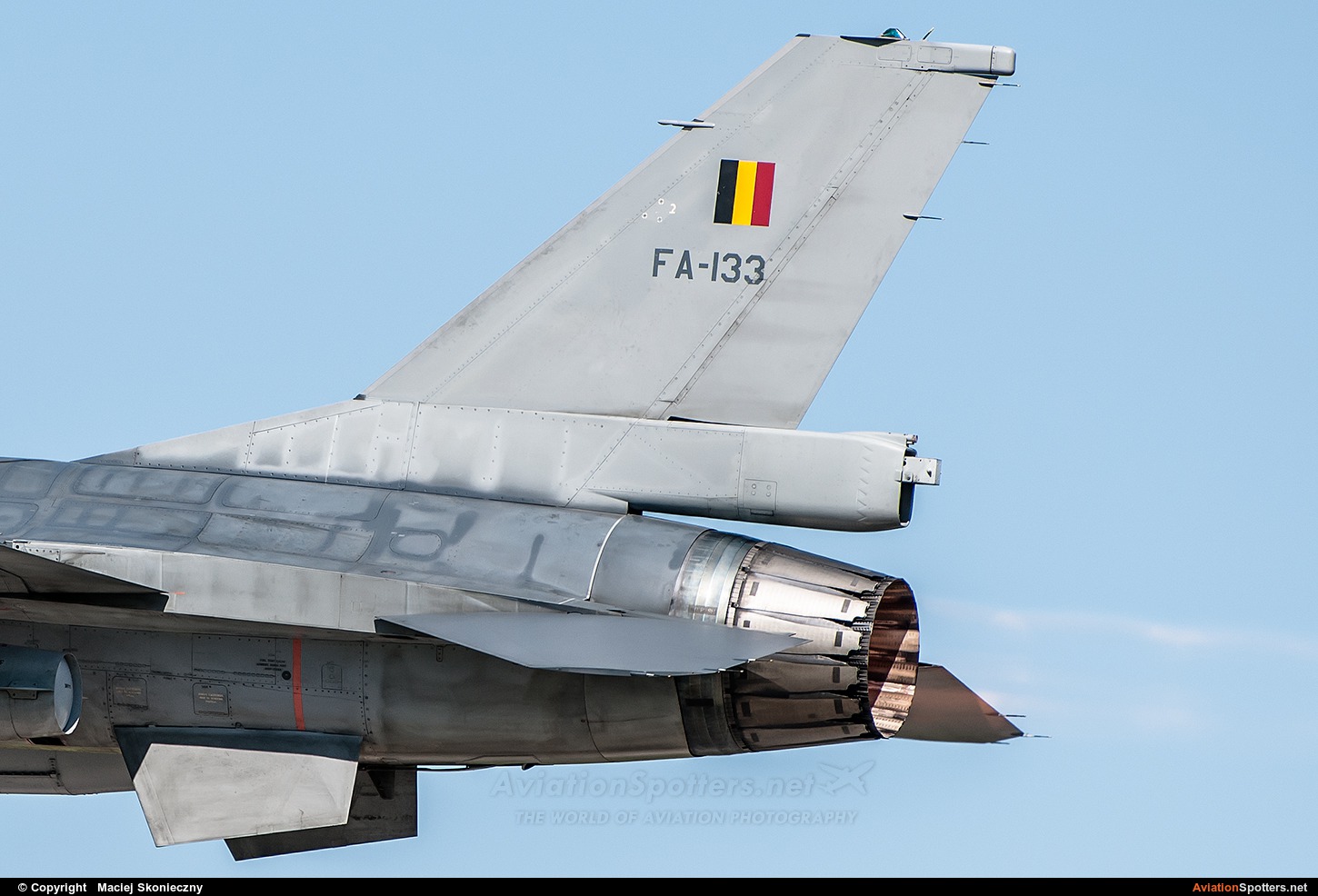 Belgium - Air Force  -  F-16AM Fighting Falcon  (FA-133) By Maciej Skonieczny (Maciej Skonieczny)