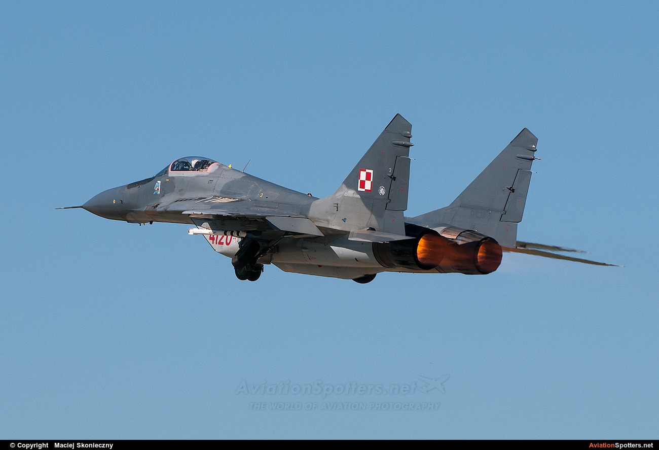 Poland - Air Force  -  MiG-29G  (4120) By Maciej Skonieczny (Maciej Skonieczny)