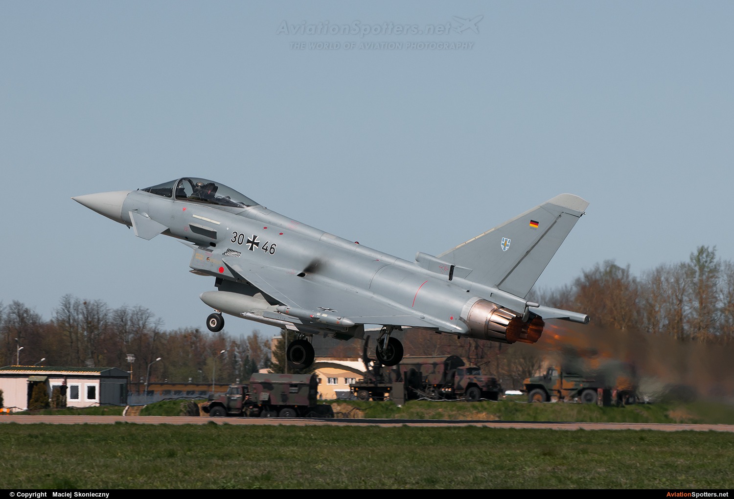Germany - Air Force  -  Typhoon  (30+46) By Maciej Skonieczny (Maciej Skonieczny)