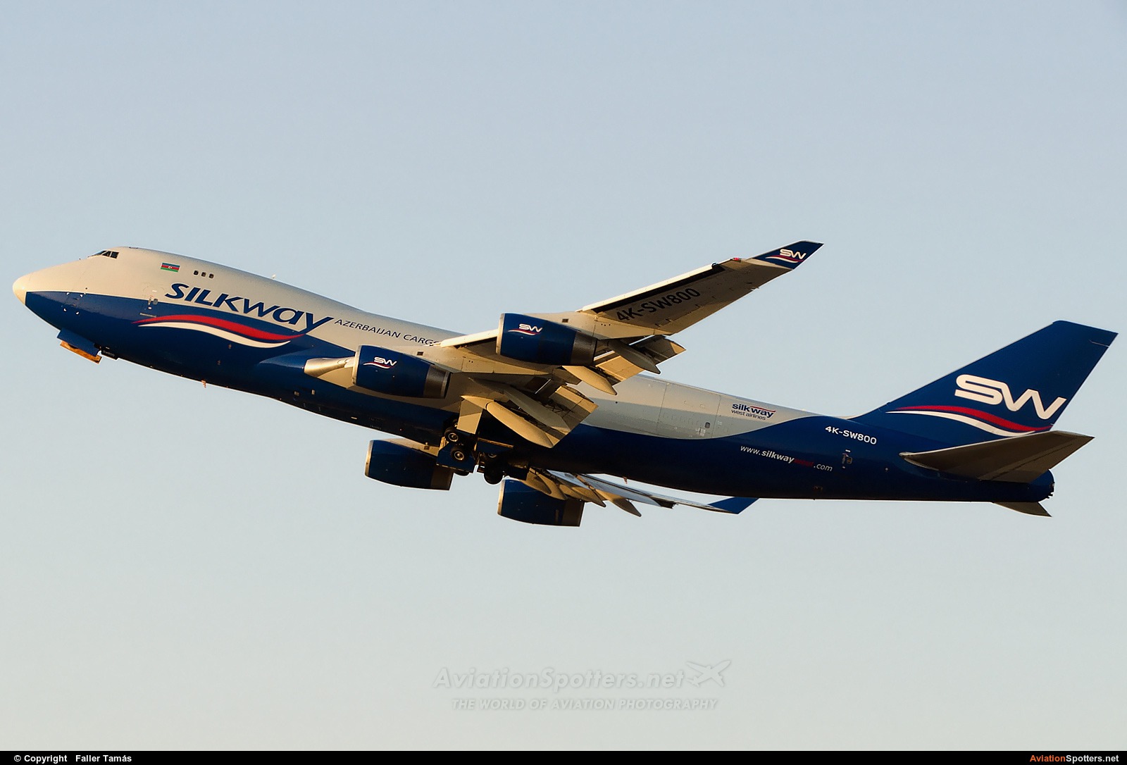 Silk Way Airlines  -  747-400F  (4K-SW800) By Faller Tamás (fallto78)