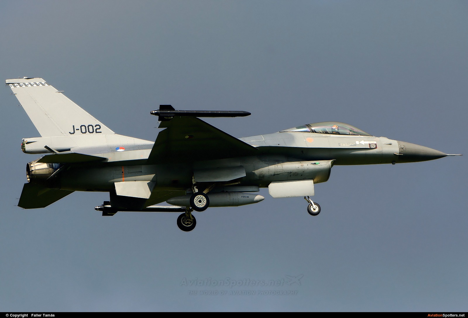 Netherlands - Air Force  -  F-16AM Fighting Falcon  (J-002) By Faller Tamás (fallto78)