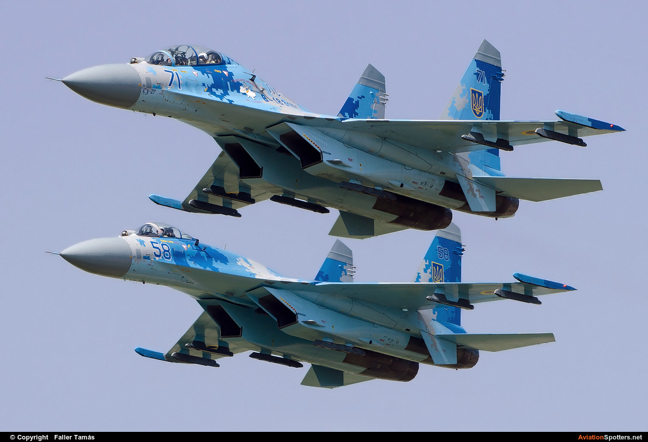 Ukraine - Air Force  -  Su-27UB  (71) By Faller Tamás (fallto78)