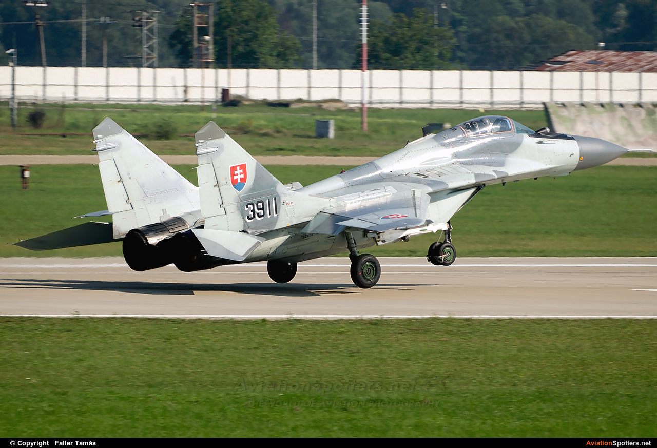 Slovakia - Air Force  -  MiG-29AS  (3911) By Faller Tamás (fallto78)