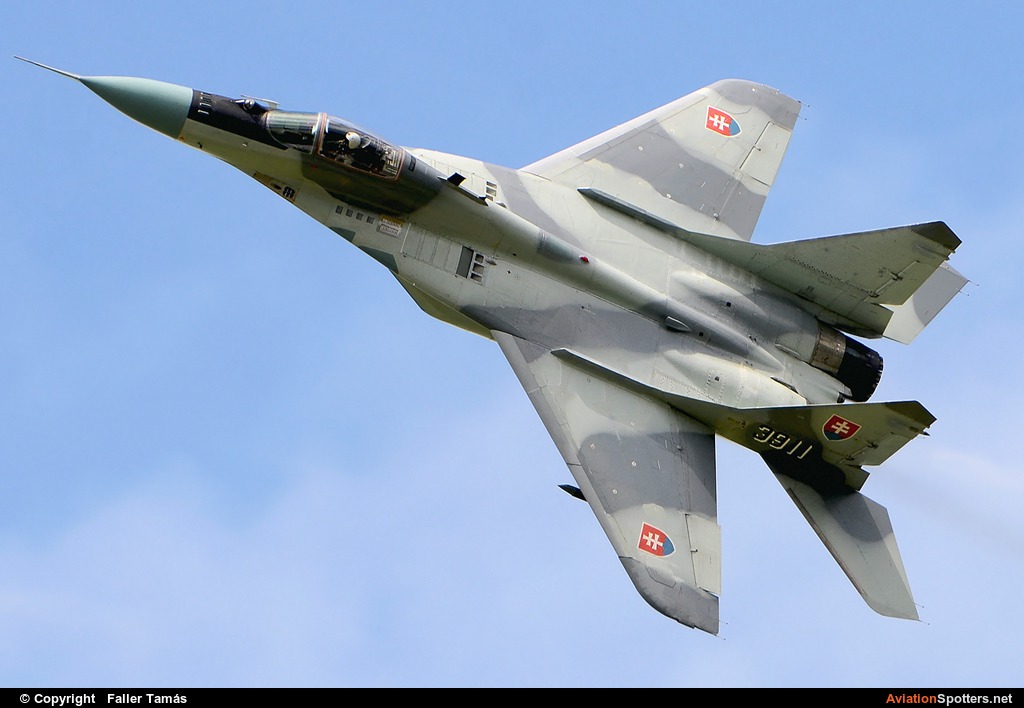 Slovakia - Air Force  -  MiG-29AS  (3911) By Faller Tamás (fallto78)