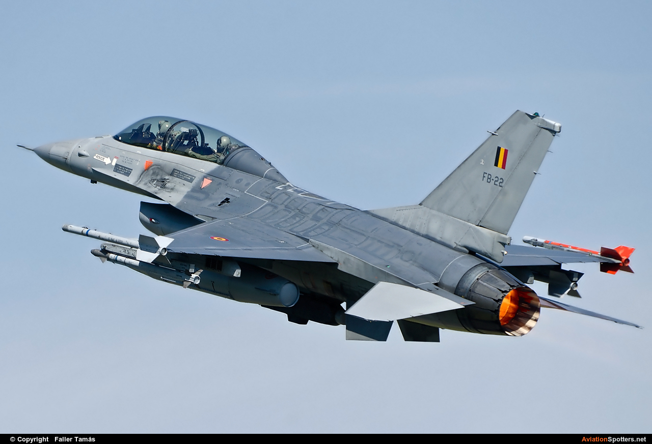 Belgium - Air Force  -  F-16B Fighting Falcon  (FB-22) By Faller Tamás (fallto78)