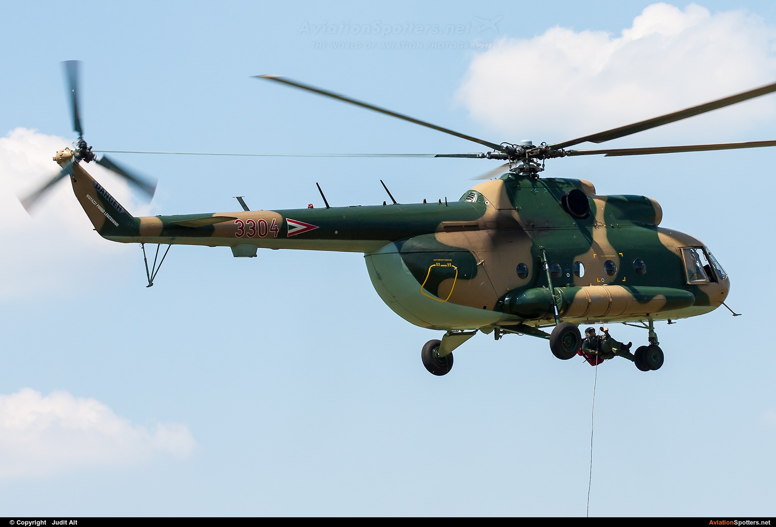 Hungary - Air Force  -  Mi-8T  (3304) By Judit Alt (Judit)