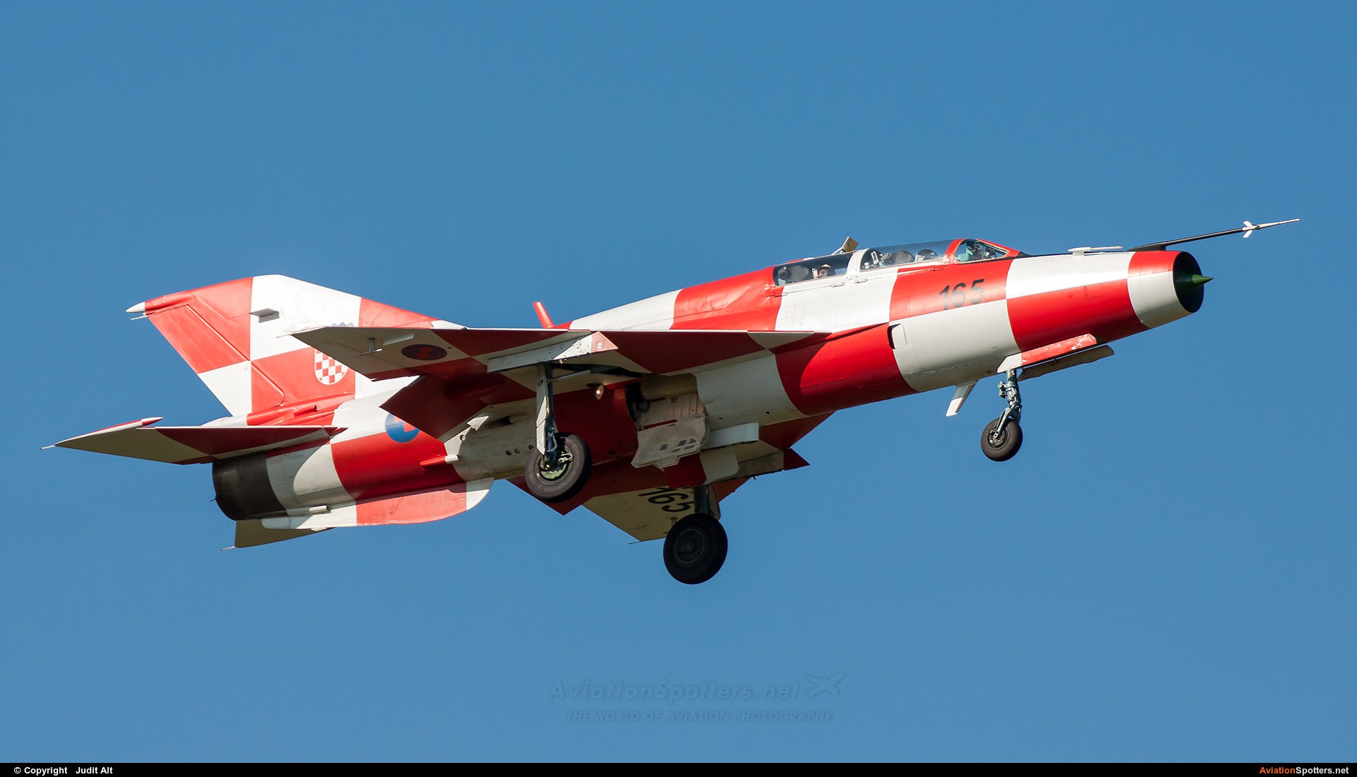 Croatia - Air Force  -  MiG-21UMD  (165) By Judit Alt (Judit)