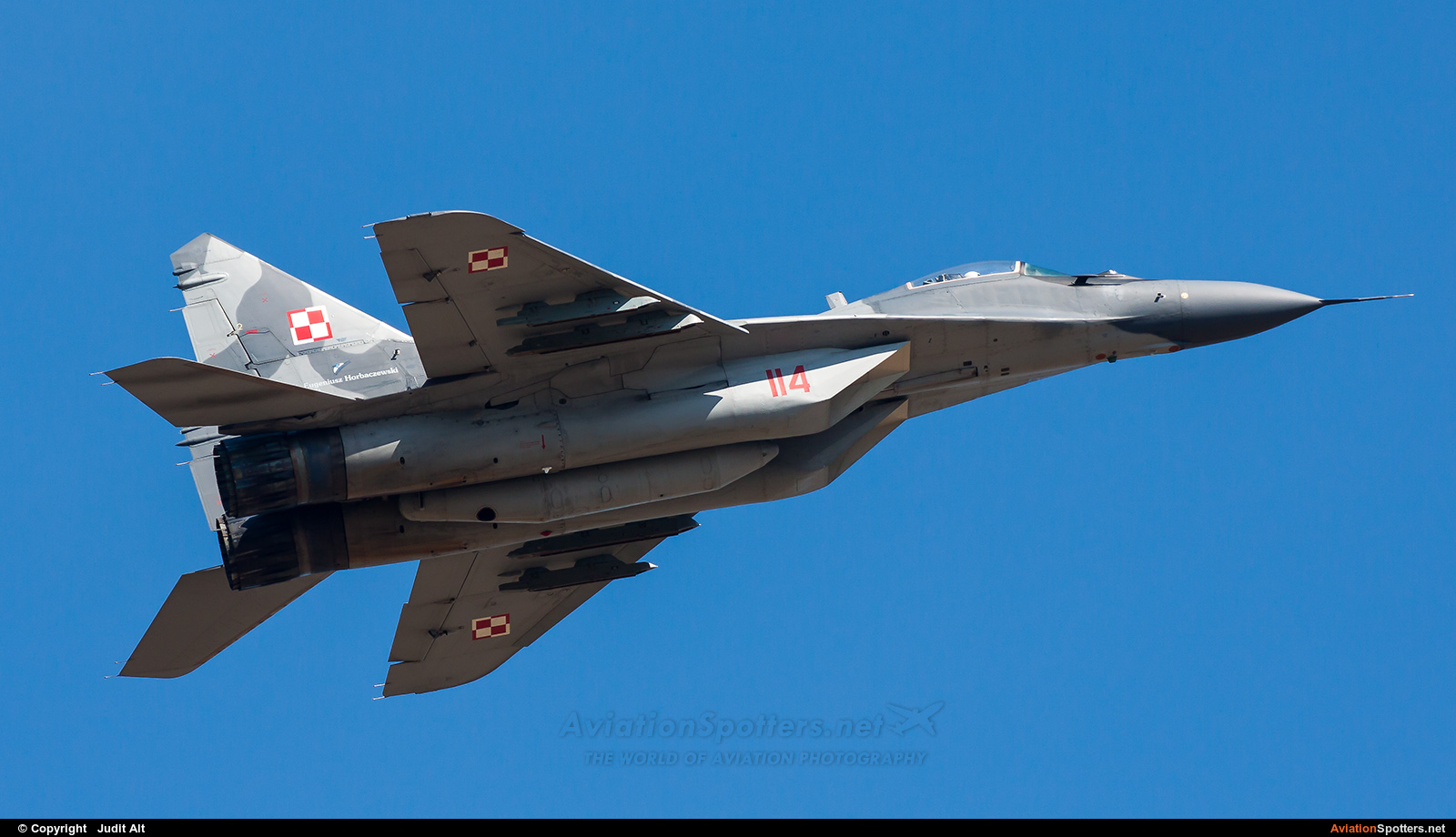 Poland - Air Force  -  MiG-29A  (114) By Judit Alt (Judit)