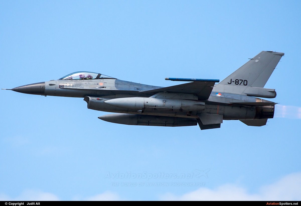 Netherlands - Air Force  -  F-16AM Fighting Falcon  (J-870) By Judit Alt (Judit)