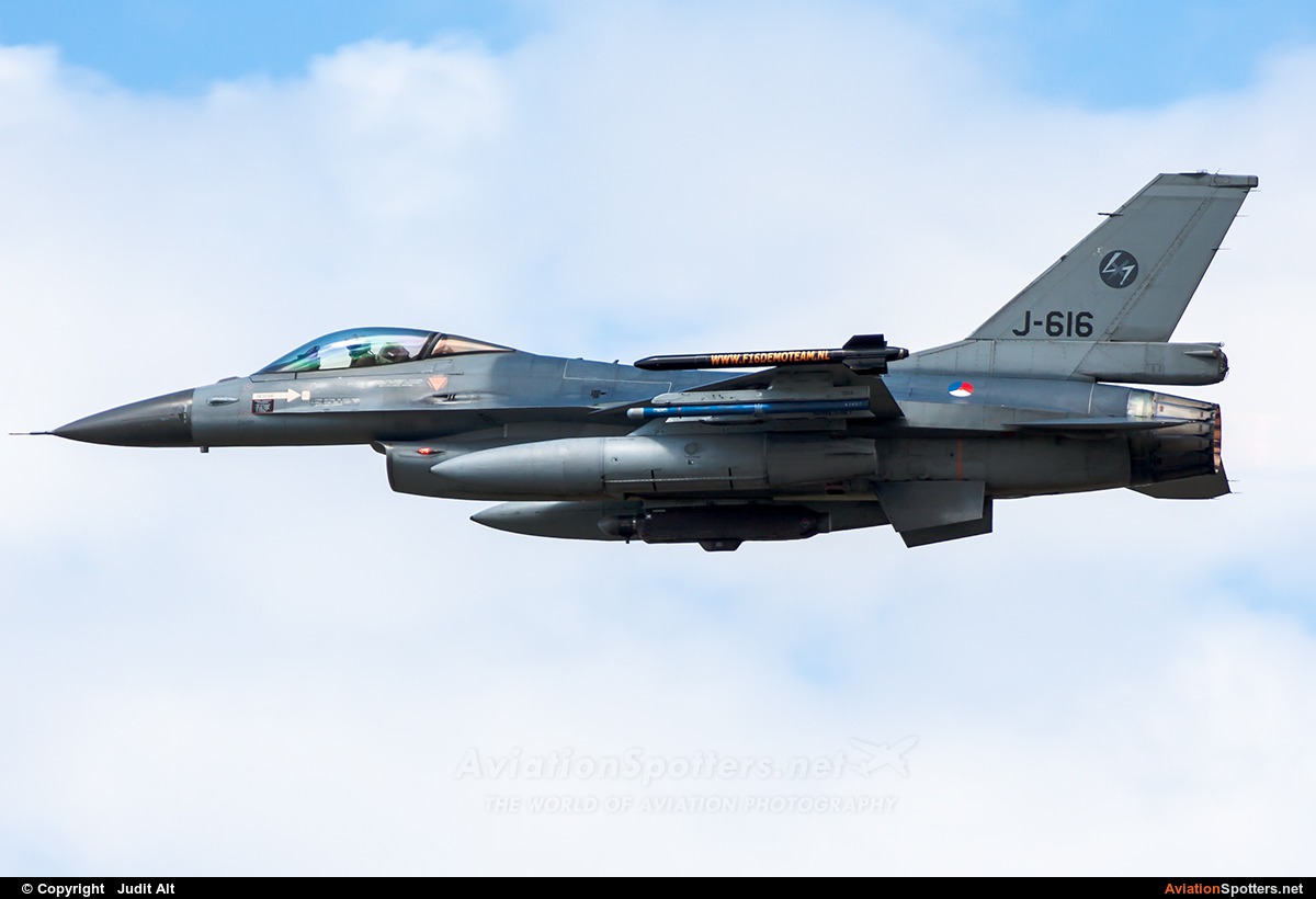Netherlands - Air Force  -  F-16AM Fighting Falcon  (J-616) By Judit Alt (Judit)