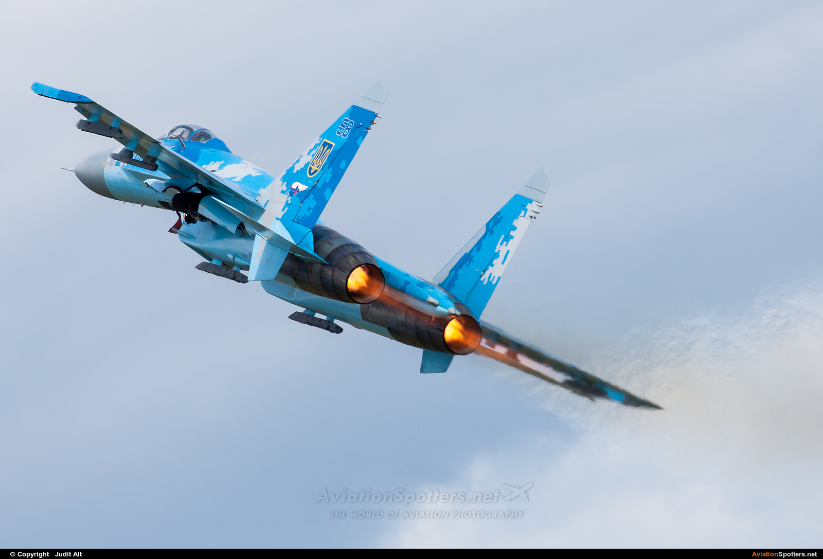 Ukraine - Air Force  -  Su-27P  (58) By Judit Alt (Judit)