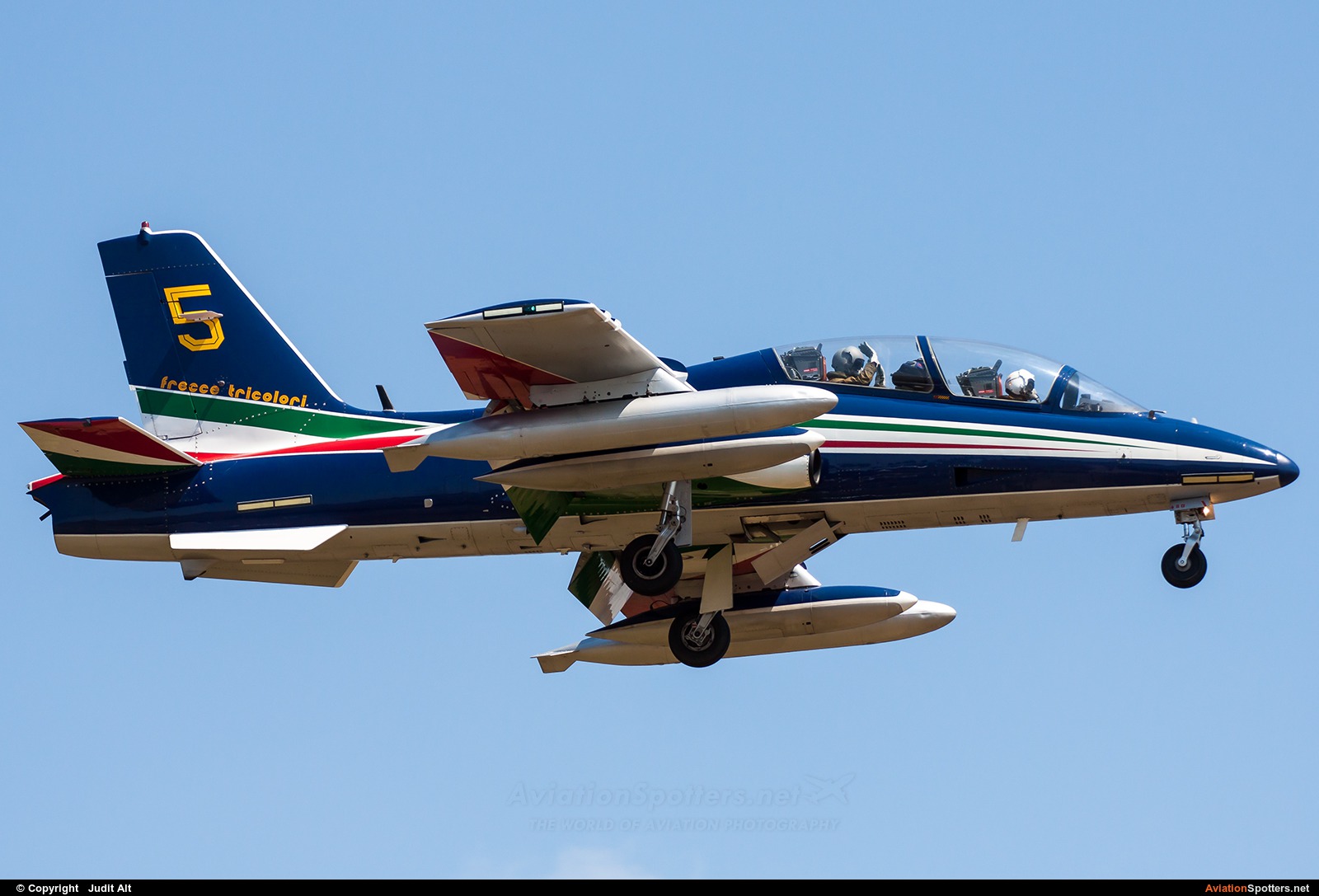 Italy - Air Force : Frecce Tricolori  -  MB-339-A-PAN  (MM55052) By Judit Alt (Judit)