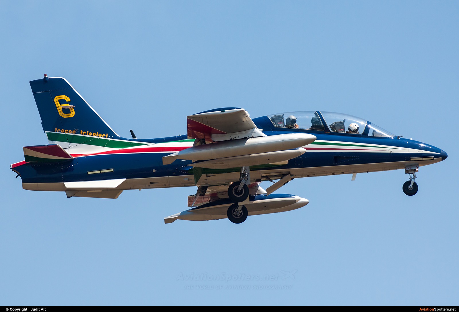 Italy - Air Force : Frecce Tricolori  -  MB-339-A-PAN  (MM54485) By Judit Alt (Judit)