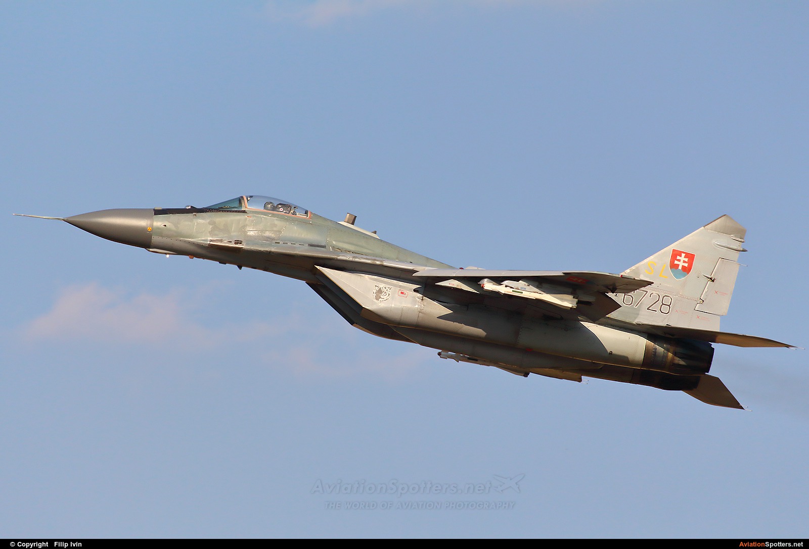 Slovakia - Air Force  -  MiG-29AS  (6728) By Filip Ivín (Filipivin)