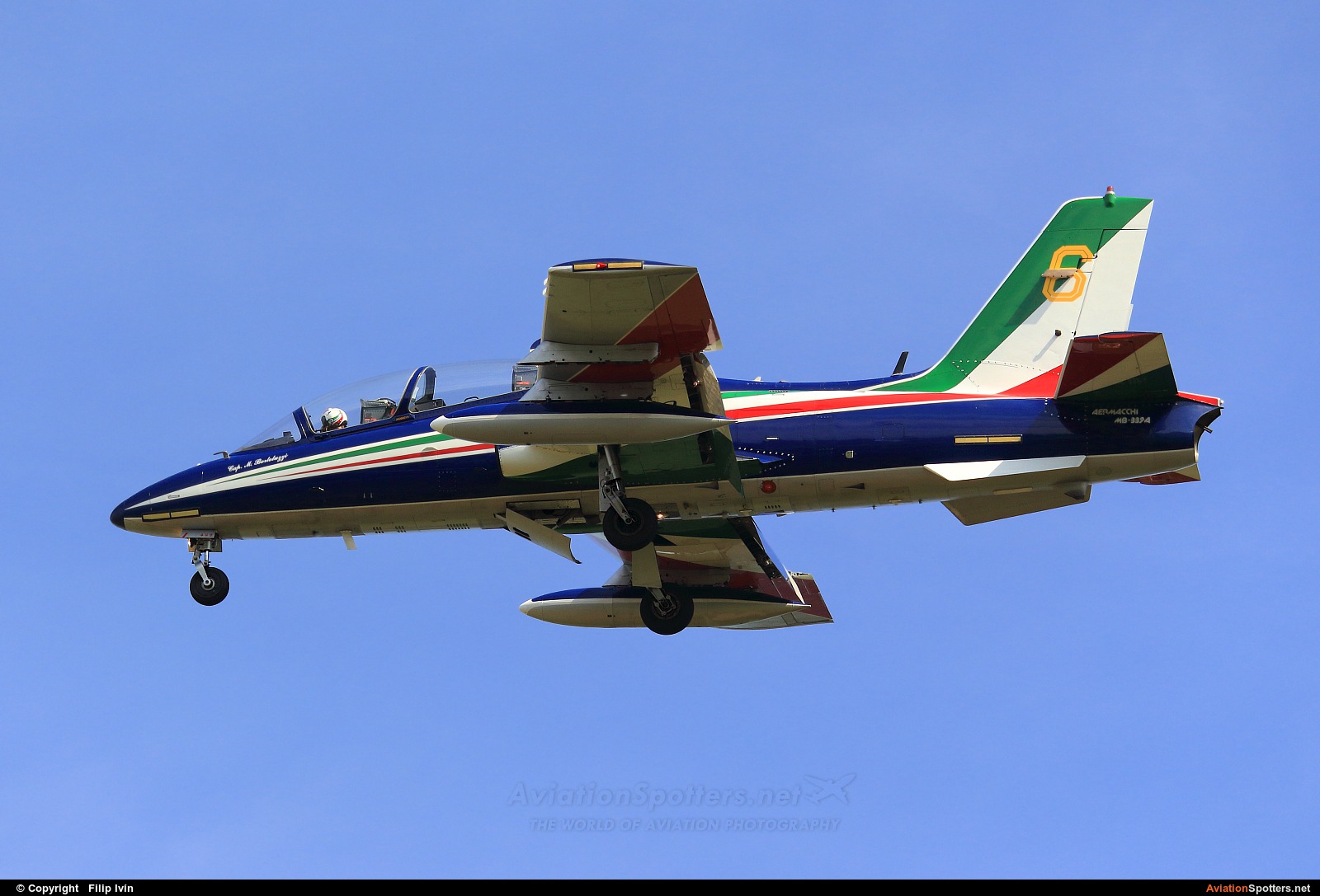 Italy - Air Force : Frecce Tricolori  -  MB-339-A-PAN  (MM54486) By Filip Ivín (Filipivin)