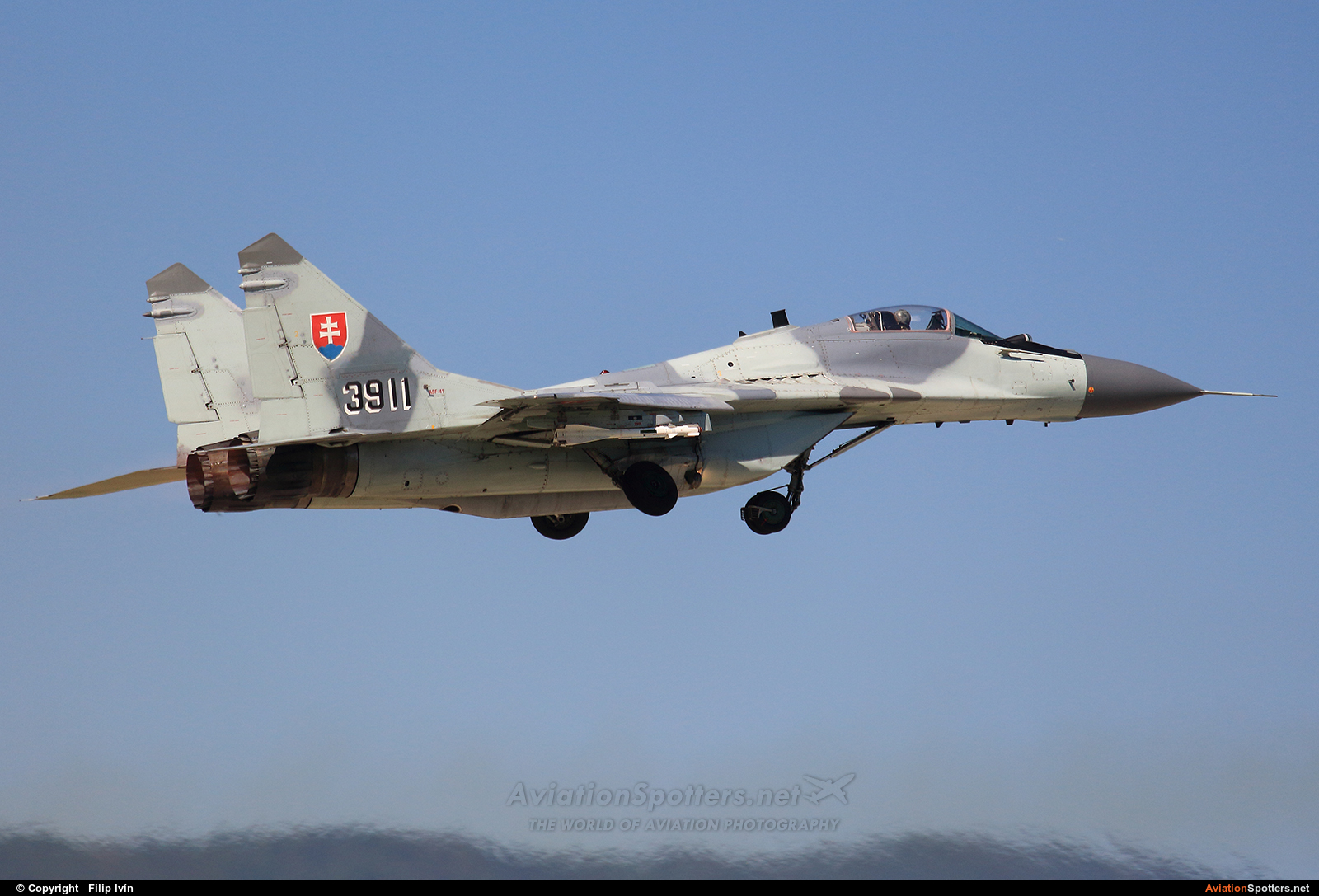 Slovakia - Air Force  -  MiG-29AS  (3911) By Filip Ivín (Filipivin)
