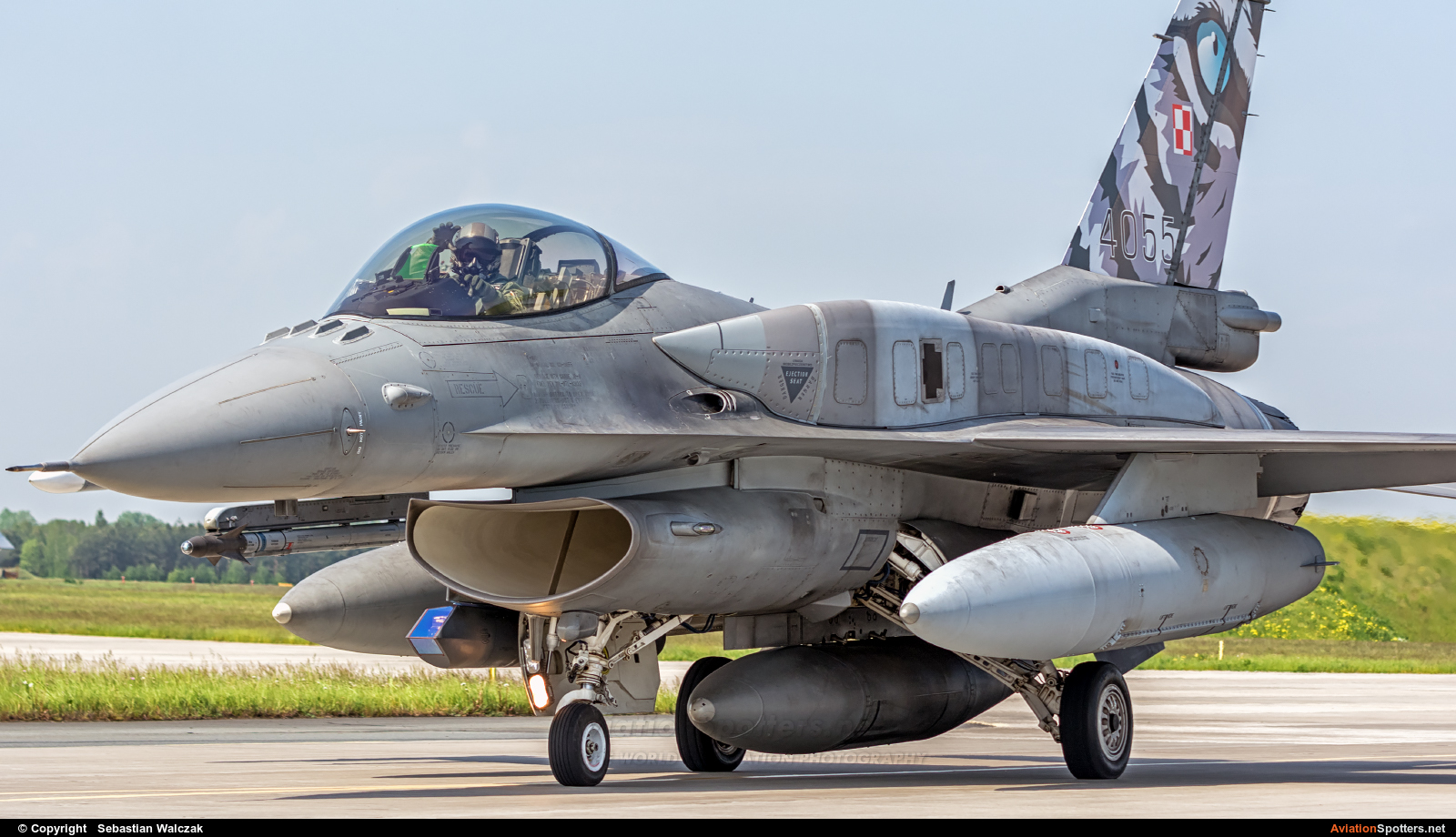 Poland - Air Force  -  F-16C Jastrząb  (4055) By Sebastian Walczak (Strange)