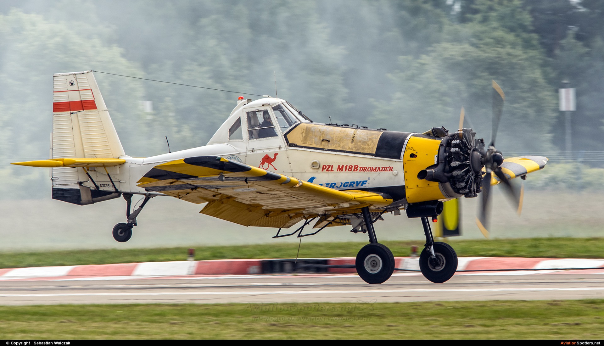 Aerogryf  -  M-18 Dromader  (SP-FOO) By Sebastian Walczak (Strange)