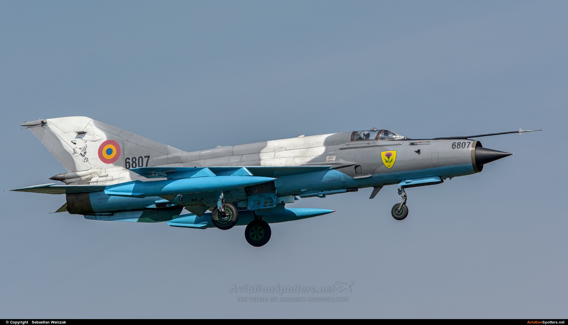 Romania - Air Force  -  MiG-21 LanceR C  (6807) By Sebastian Walczak (Strange)