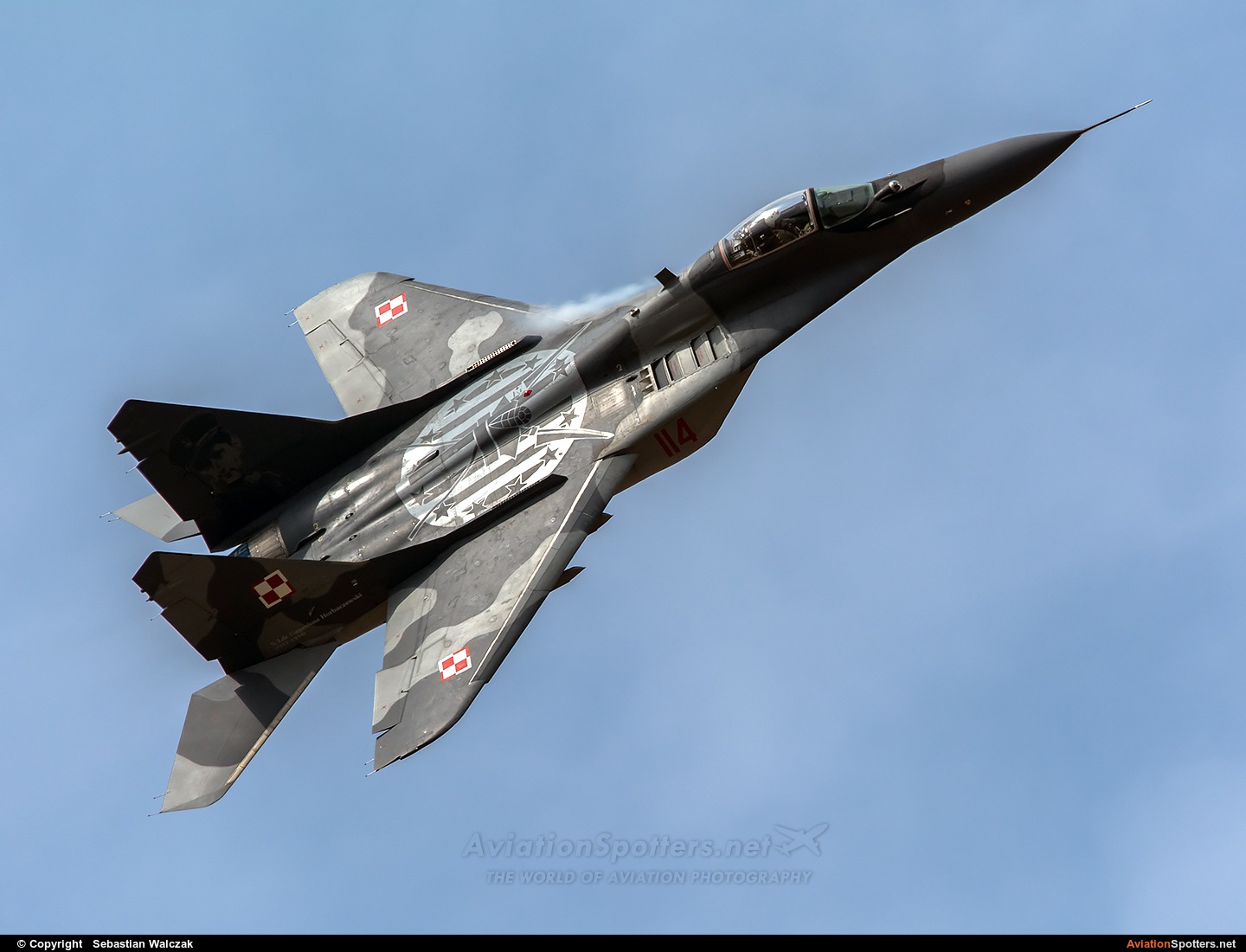 Poland - Air Force  -  MiG-29A  (114) By Sebastian Walczak (Strange)