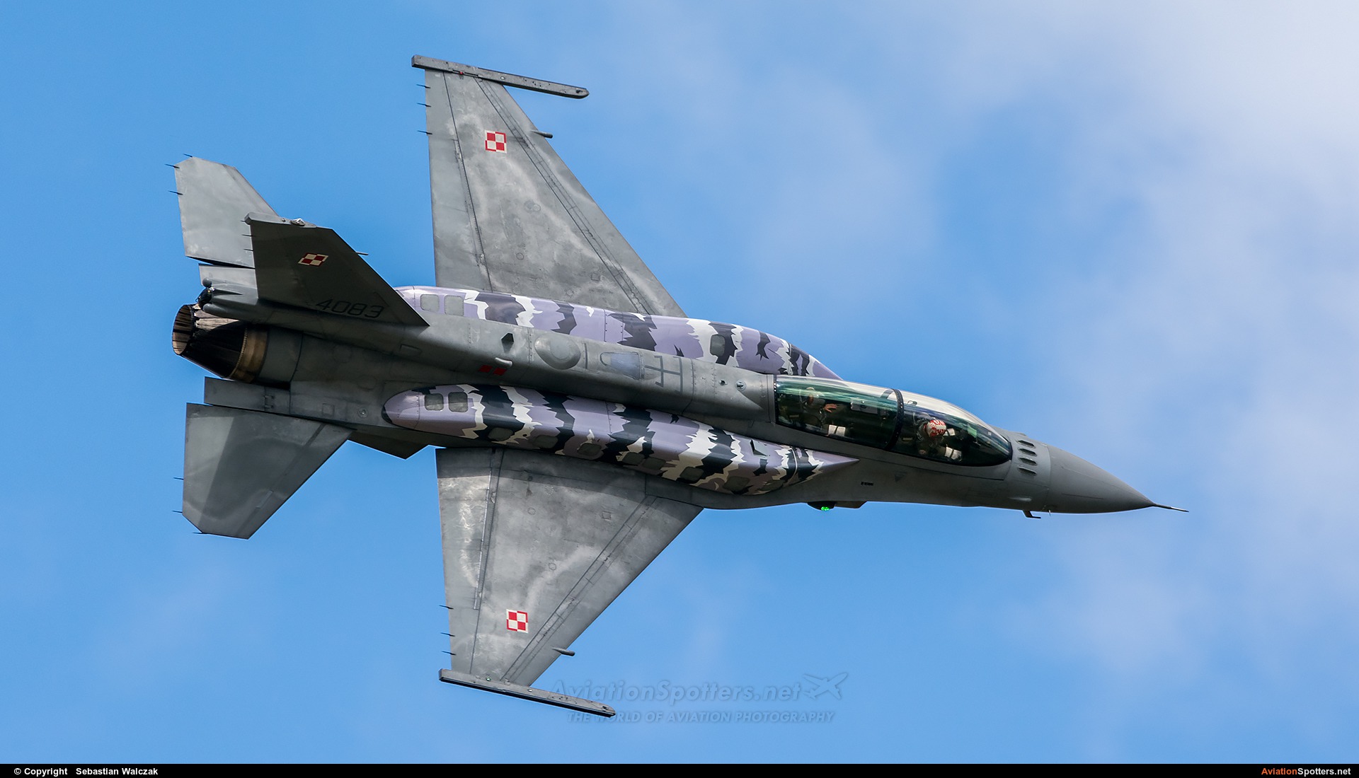 Poland - Air Force  -  F-16D Jastrząb  (4083) By Sebastian Walczak (Strange)