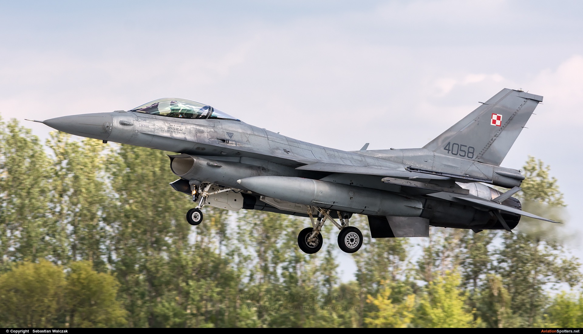Poland - Air Force  -  F-16C Jastrząb  (4058) By Sebastian Walczak (Strange)
