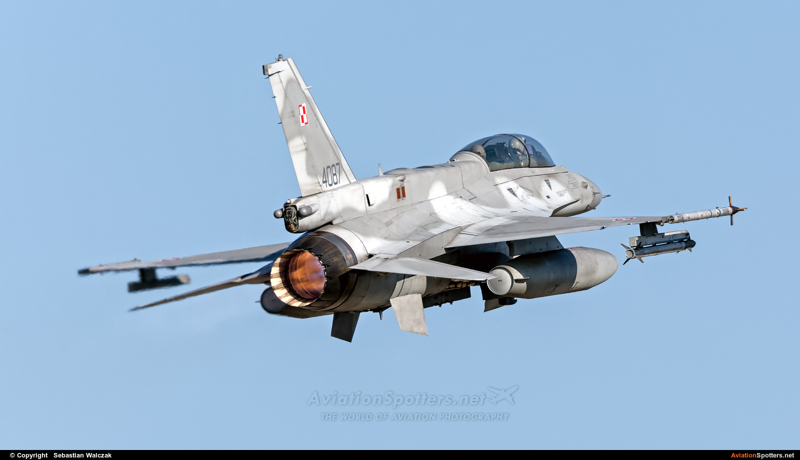 Poland - Air Force  -  F-16D Fighting Falcon  (4087) By Sebastian Walczak (Strange)