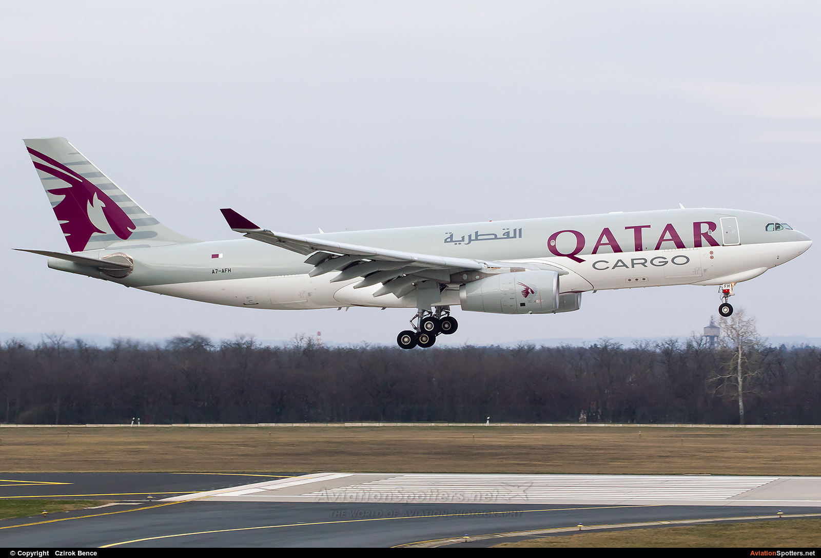 Qatar Airways  -  A330-200F  (A7-AFH) By Czirok Bence (Orosmet)