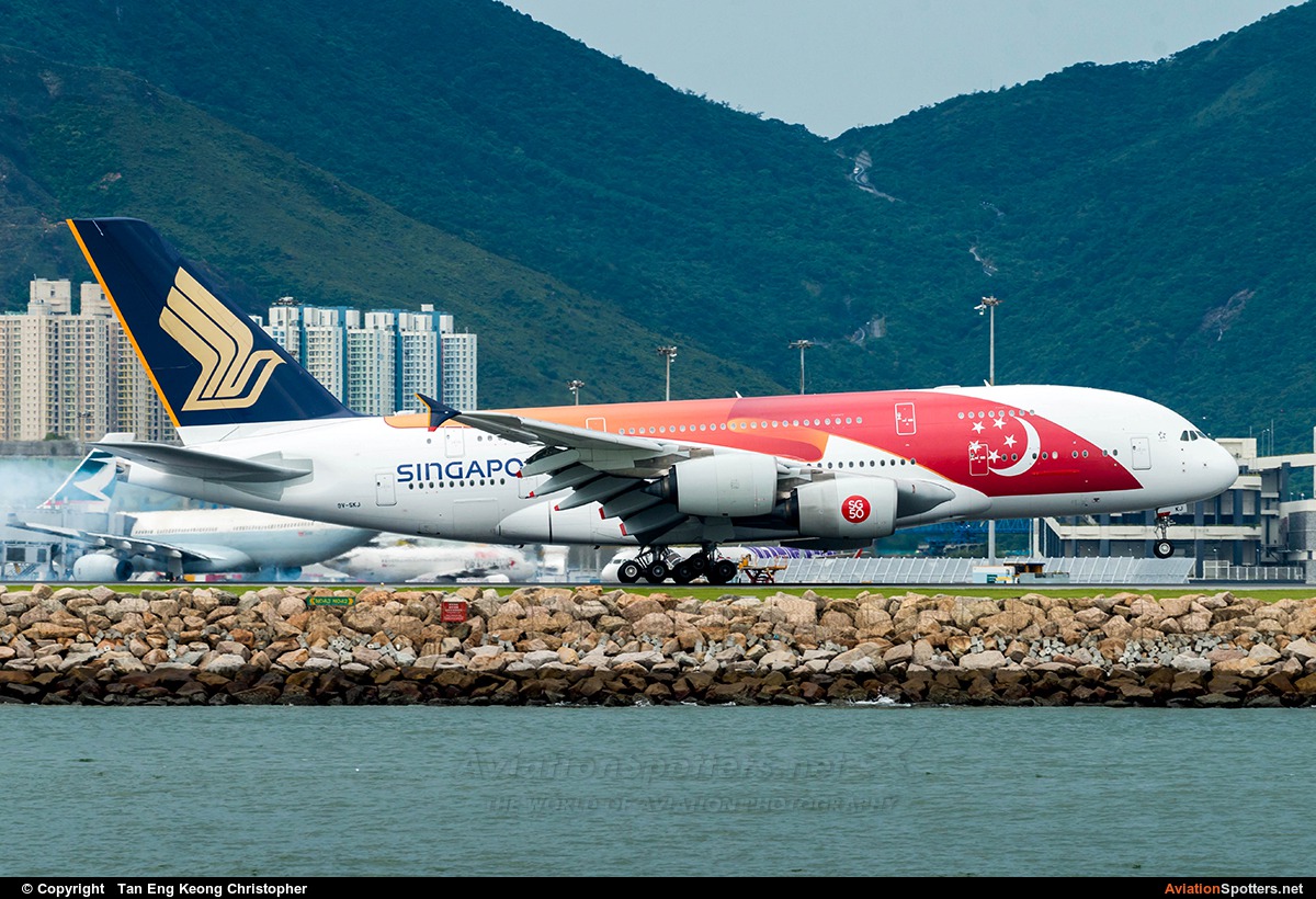 Singapore Airlines  -  A380-841  (9V-SKJ) By Tan Eng Keong Christopher (Christopher Tan Eng Keong)