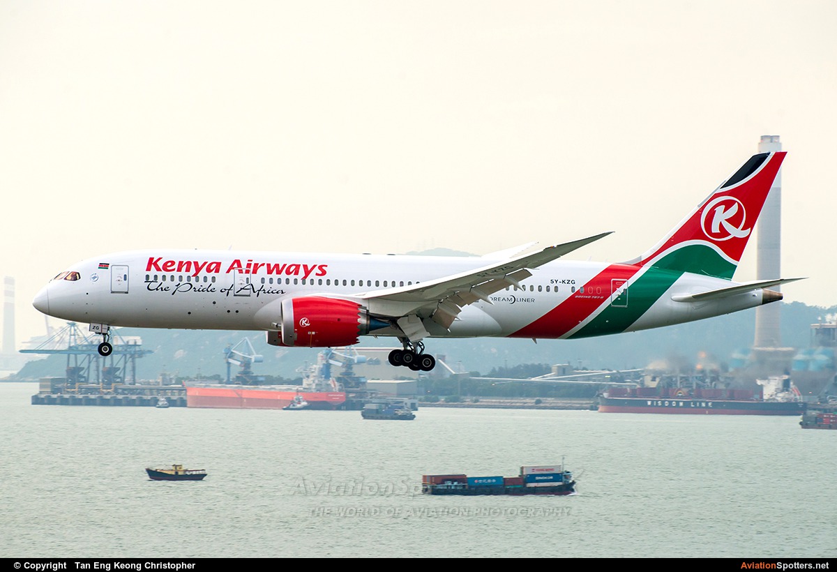 Kenya Airways  -  787-8 Dreamliner  (5Y-KZG) By Tan Eng Keong Christopher (Christopher Tan Eng Keong)