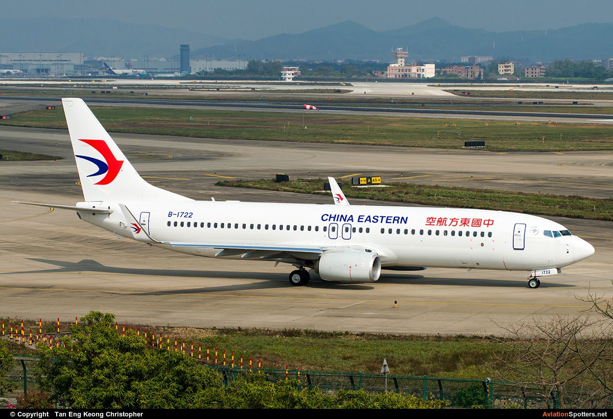 China Eastern Airlines  -  737-800  (B-1722) By Tan Eng Keong Christopher (Christopher Tan Eng Keong)