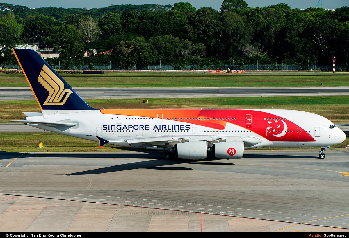 Singapore Airlines  -  A380  (9V-SKI) By Tan Eng Keong Christopher (Christopher Tan Eng Keong)