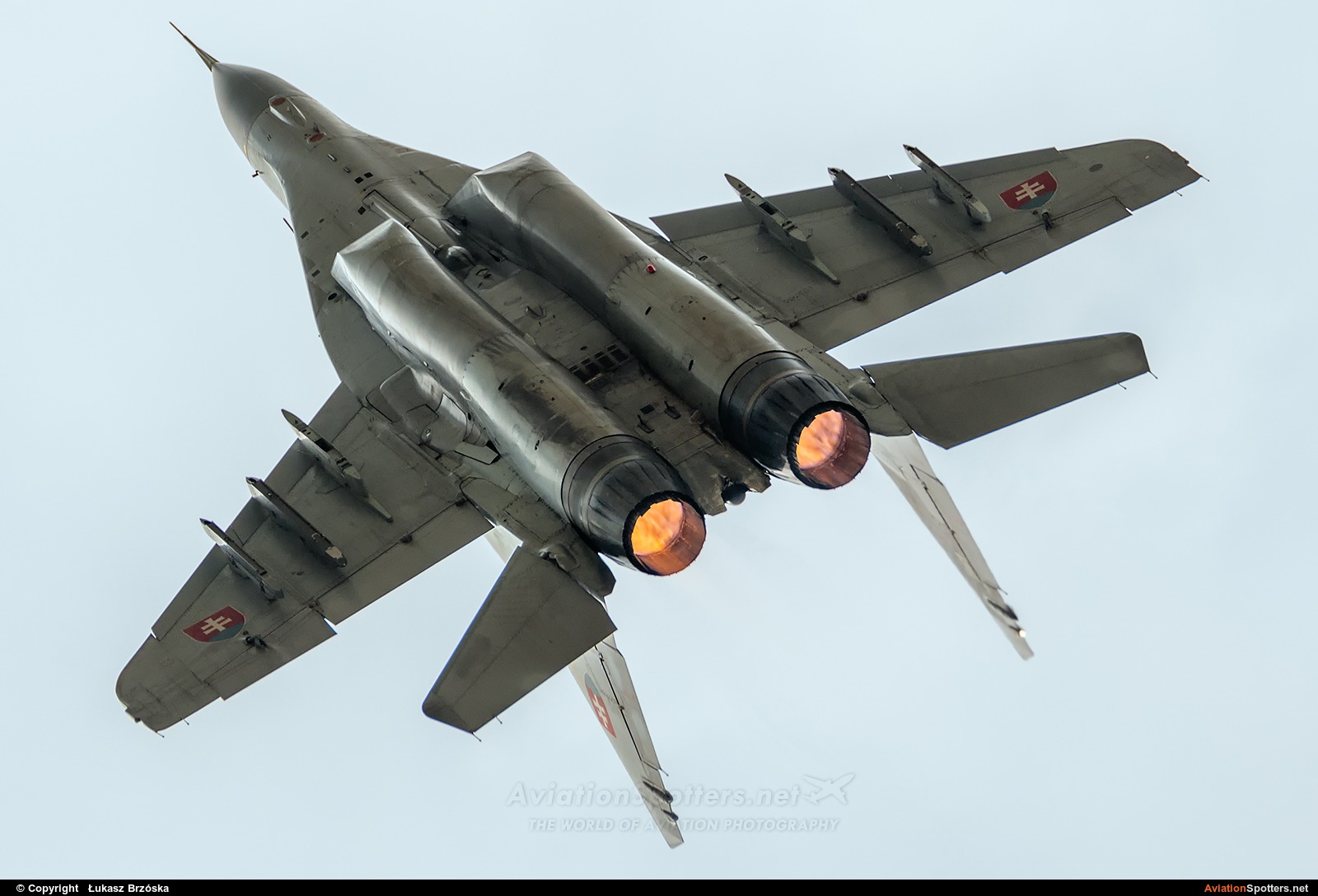 Slovakia - Air Force  -  MiG-29A  (6728) By Łukasz Brzóska (winkiel)