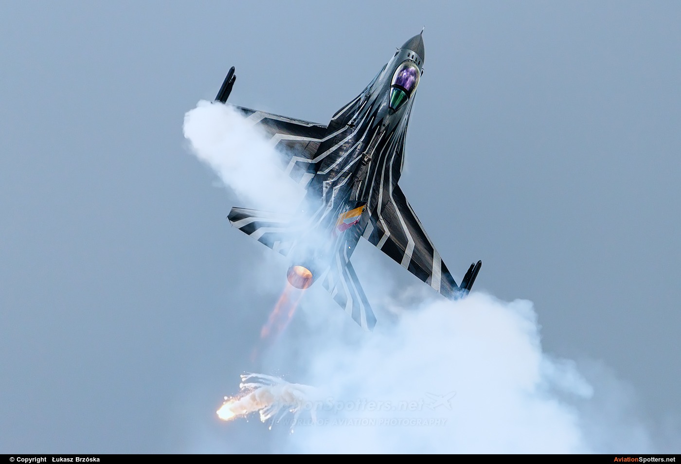 Belgium - Air Force  -  F-16AM Fighting Falcon  (FA-123) By Łukasz Brzóska (winkiel)