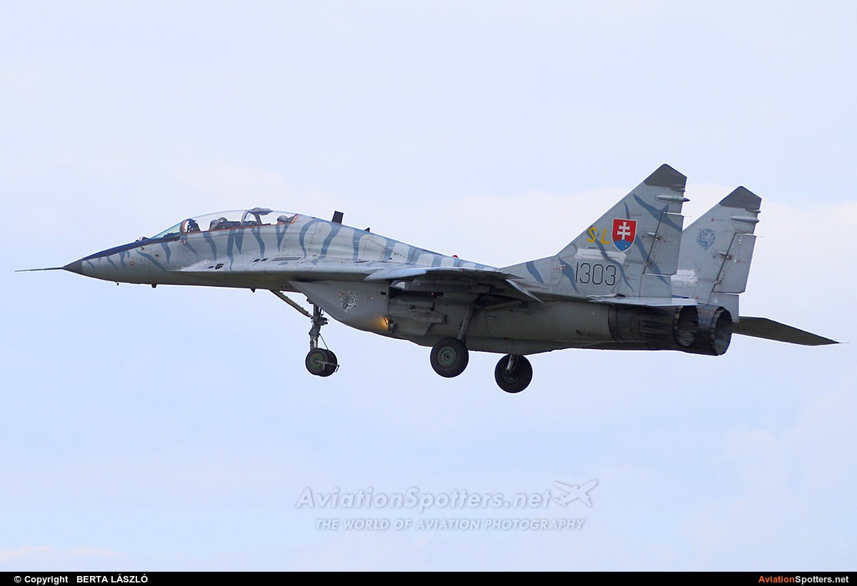Slovakia - Air Force  -  MiG-29UB  (1303) By BERTA LÁSZLÓ (BERTAL)