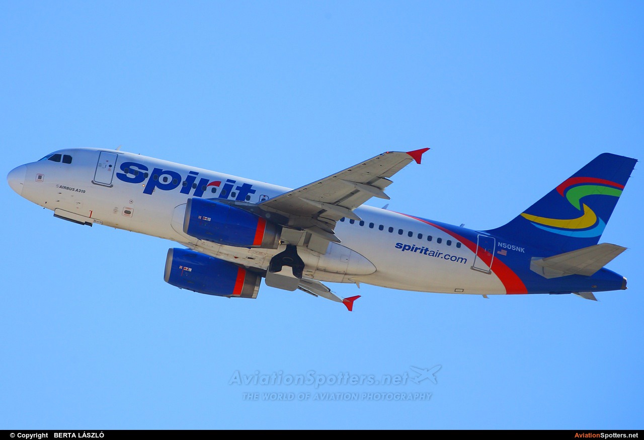 Spirit Airlines  -  A319-131  (N505NK) By BERTA LÁSZLÓ (BERTAL)