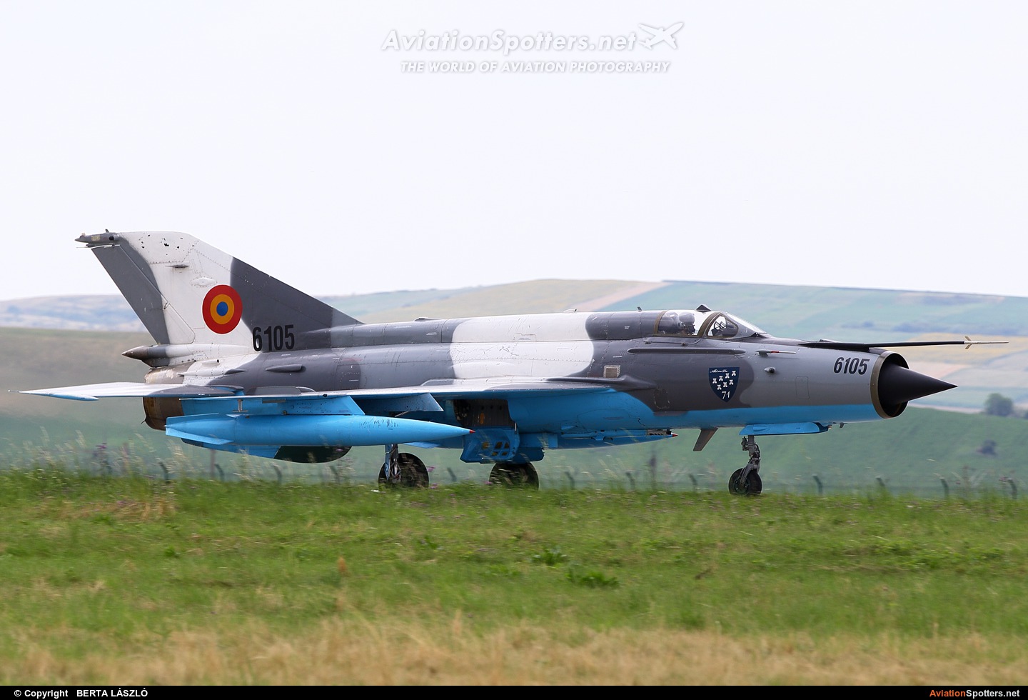 Romania - Air Force  -  MiG-21 LanceR C  (6105) By BERTA LÁSZLÓ (BERTAL)