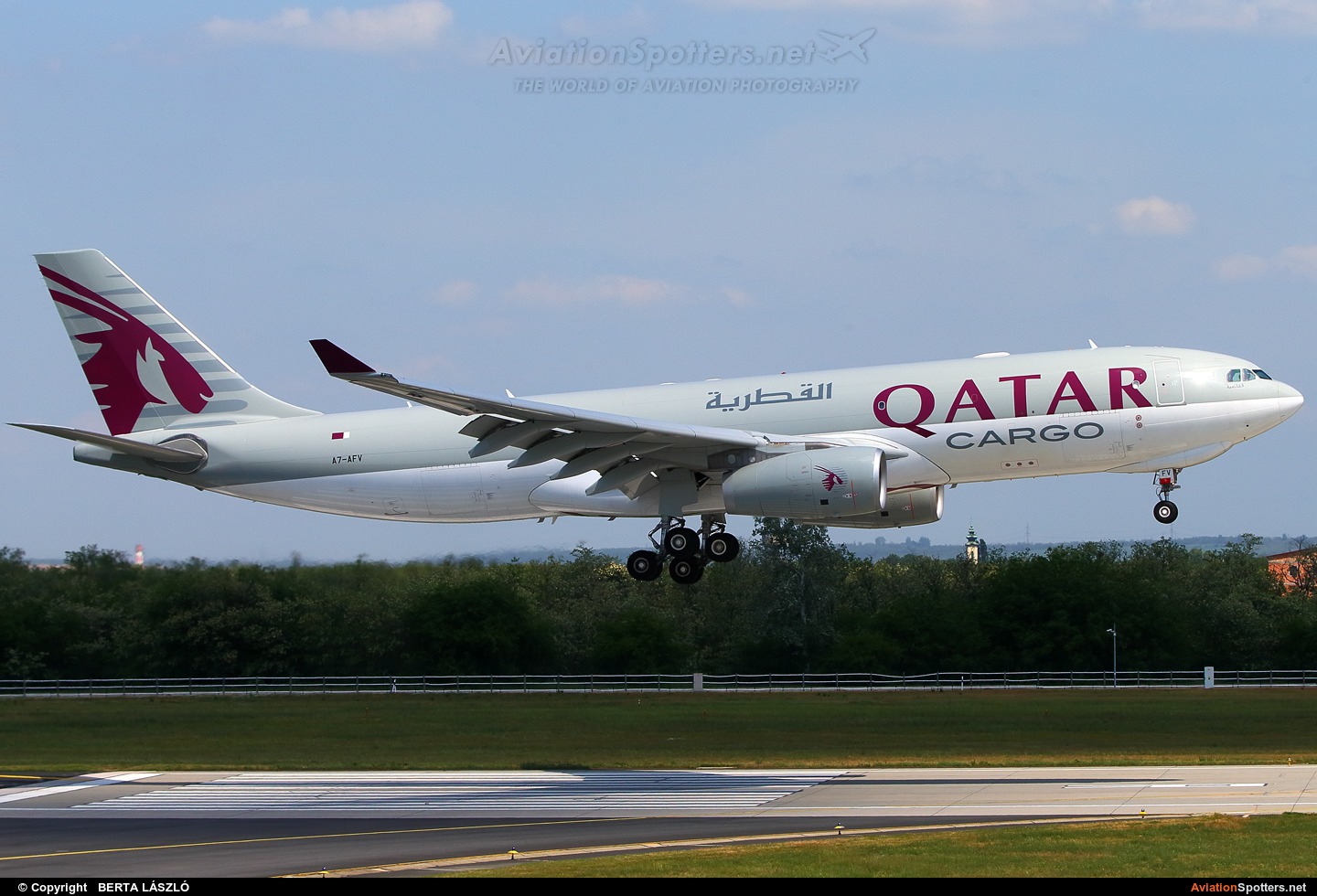 Qatar Airways Cargo  -  A330-243  (A7-AFV) By BERTA LÁSZLÓ (BERTAL)