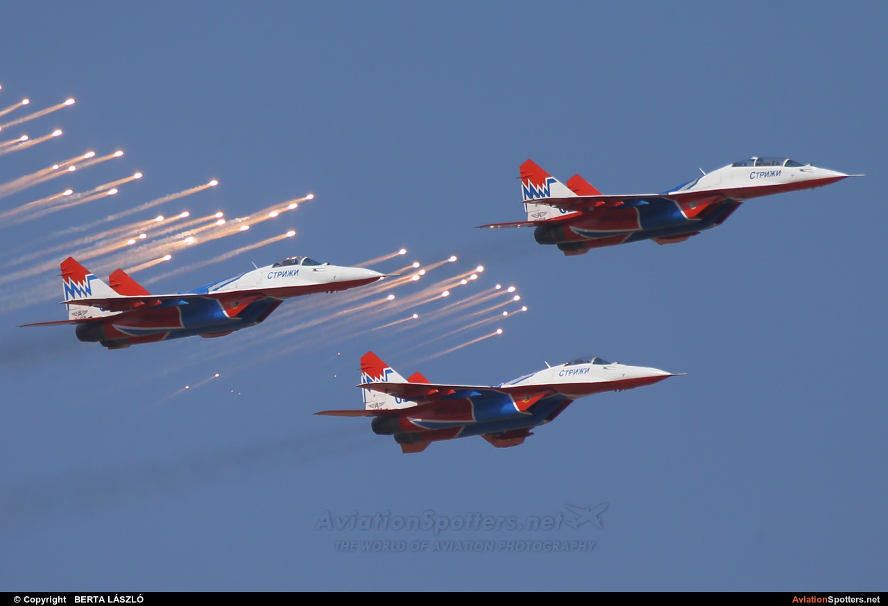 Russia - Air Force : Strizhi  -  MiG-29UB  (02 BLUE) By BERTA LÁSZLÓ (BERTAL)