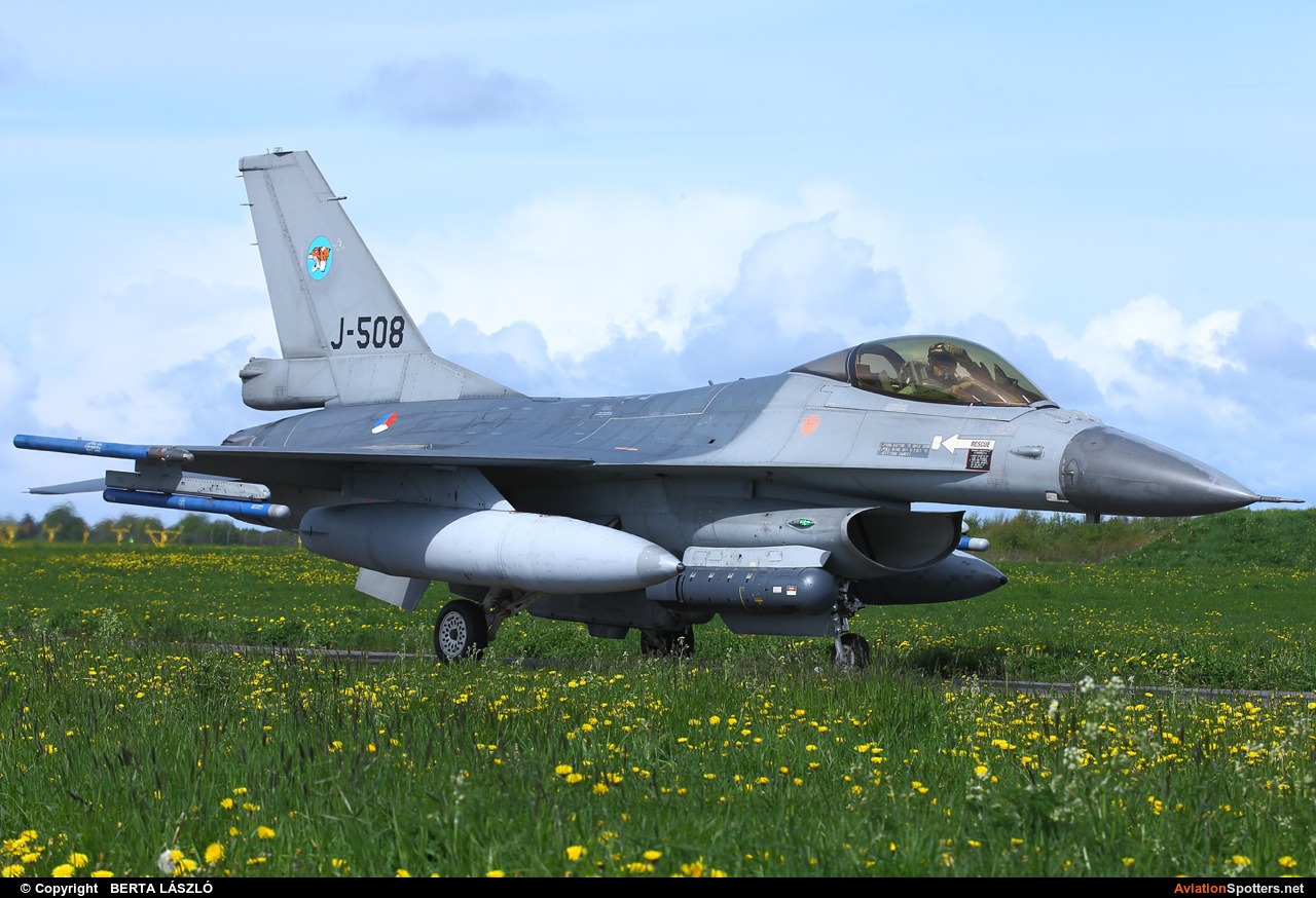 Netherlands - Air Force  -  F-16AM Fighting Falcon  (J-508) By BERTA LÁSZLÓ (BERTAL)
