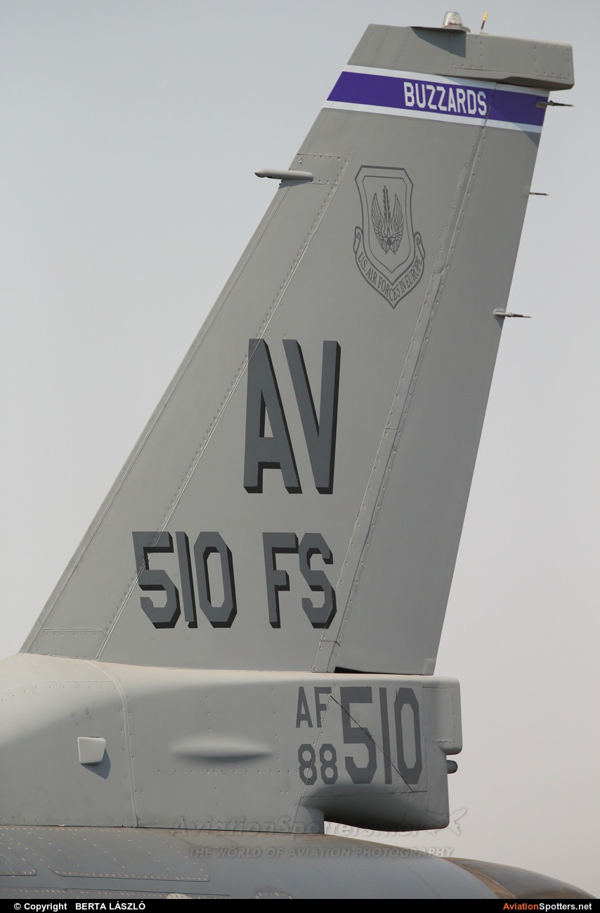 USA - Air Force  -  F-16CG  Fighter  Falcon  (88-0510) By BERTA LÁSZLÓ (BERTAL)