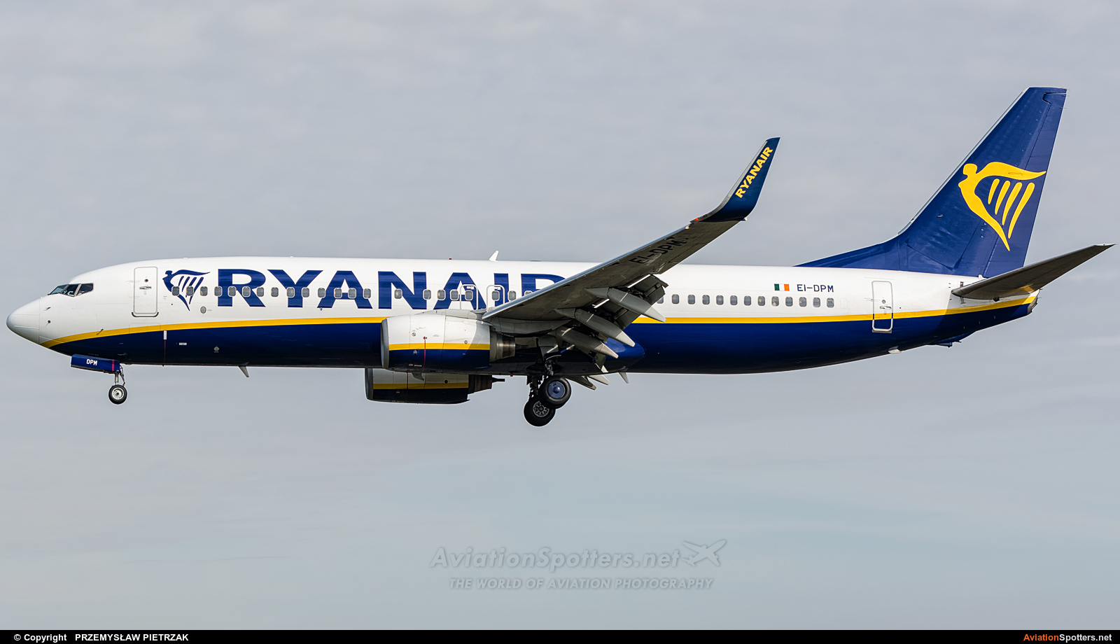 Ryanair  -  737-8AS  (EI-DPM) By PRZEMYSŁAW PIETRZAK (PEPE74)