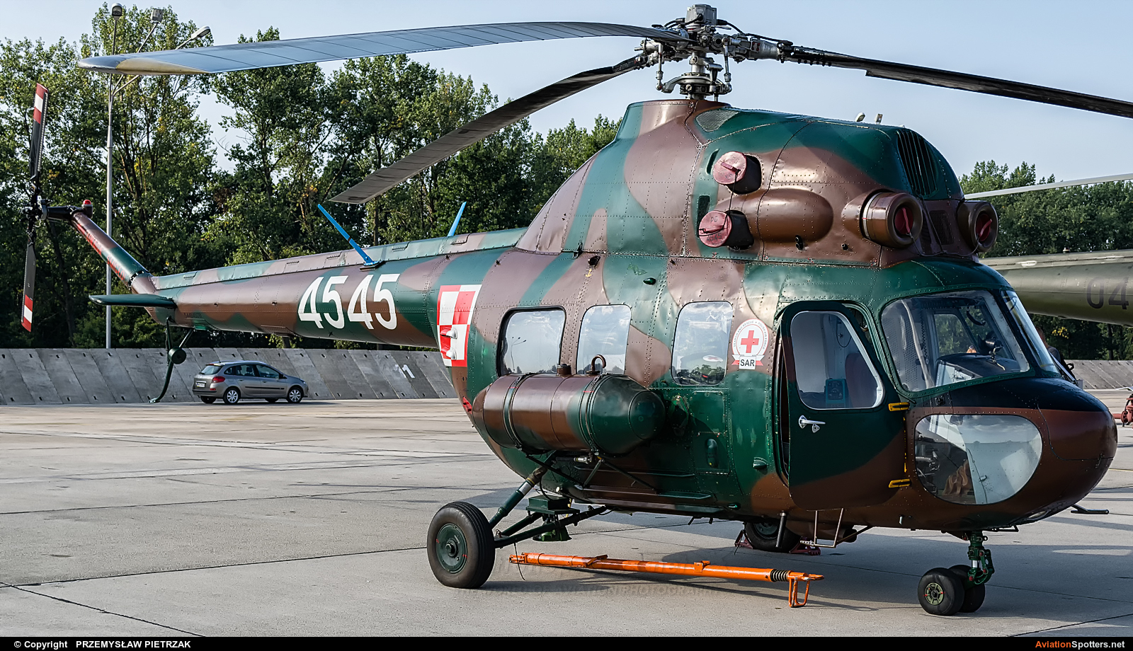 Poland - Air Force  -  Mi-2  (4545) By PRZEMYSŁAW PIETRZAK (PEPE74)