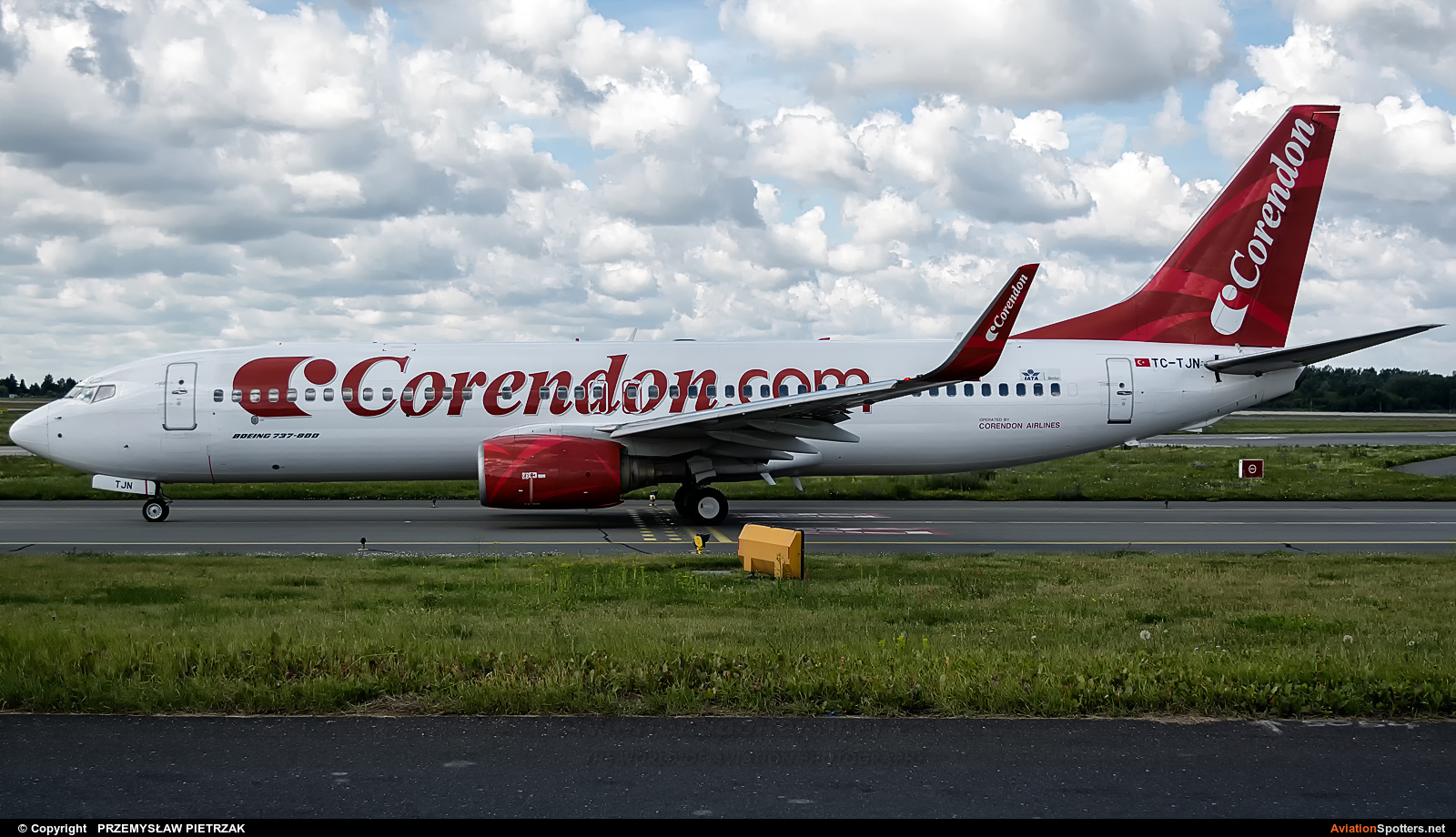 Corendon Airlines  -  737-800  (TC-TJN) By PRZEMYSŁAW PIETRZAK (PEPE74)
