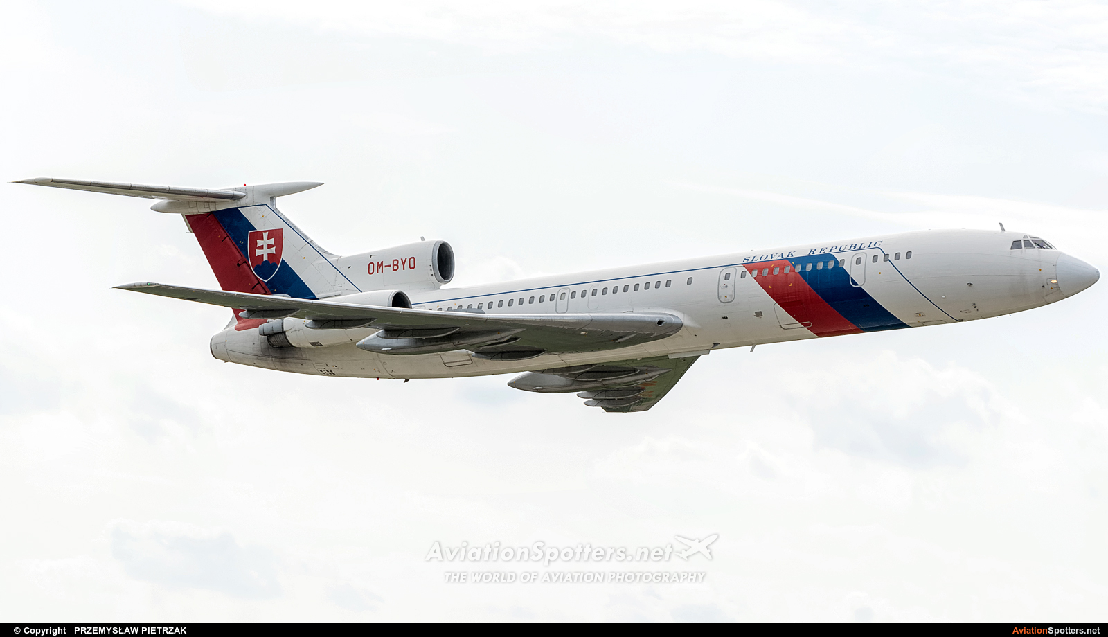 Slovakia - Air Force  -  Tu-154M  (OM-BYO) By PRZEMYSŁAW PIETRZAK (PEPE74)